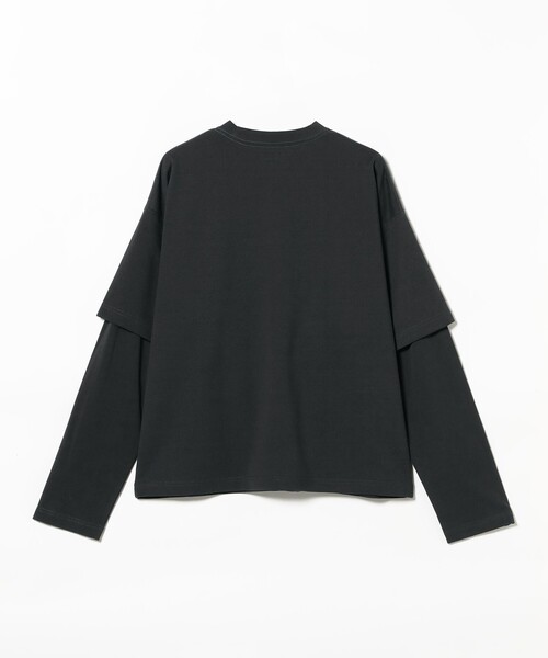 BEAMS(ビームス)の「ワイドショートフィット レイヤード Tシャツ(Tシャツ/カットソー・メンズ・その他/ホワイト/ブラック系その他4・S/M/L/XL)」の16枚目の写真
