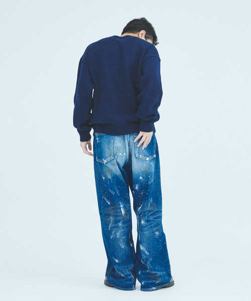 JOURNAL STANDARD J.S HOMESTEAD（ジャーナルスタンダードホームステッド）の「Stead / ホビー インターシャ ニット（ニット/セーター・メンズ・ネイビー/ブラウン/ブラック・MEDIUM/LARGE）」の7枚目の写真