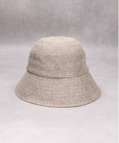 Right-on(ライトオン)の「【HONEYSUCKLE ROSE】麻調バケットハット(ハット・レディース・ベージュ/ブラック・ONE SIZE)」の3枚目の写真