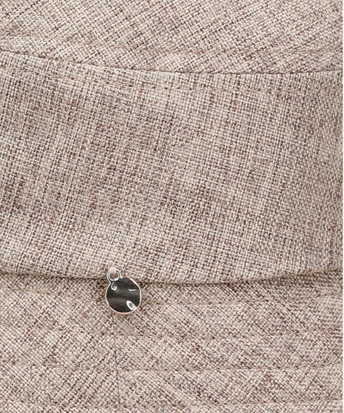 Right-on(ライトオン)の「【HONEYSUCKLE ROSE】麻調バケットハット(ハット・レディース・ベージュ/ブラック・ONE SIZE)」の8枚目の写真