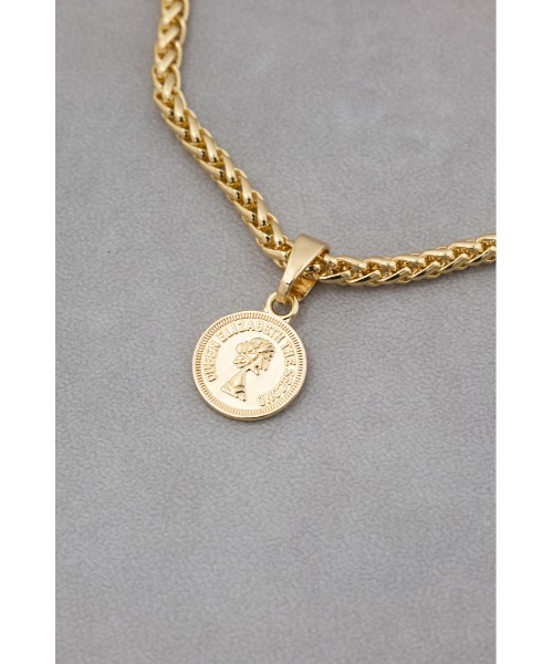 AZUL by moussy（アズールバイマウジー）の「ツイストチェーンコインネックレス（ネックレス・メンズ・ゴールド/ブラック/シルバー・FREE）」の14枚目の写真