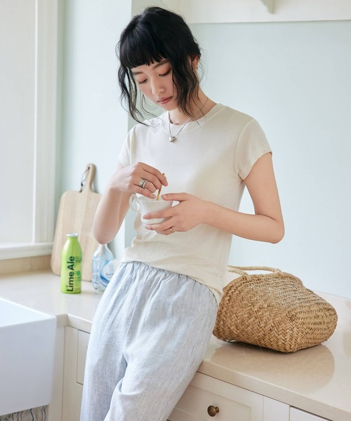 セール】Tシャツ レディース 半袖 三分袖 トップス カジュアル