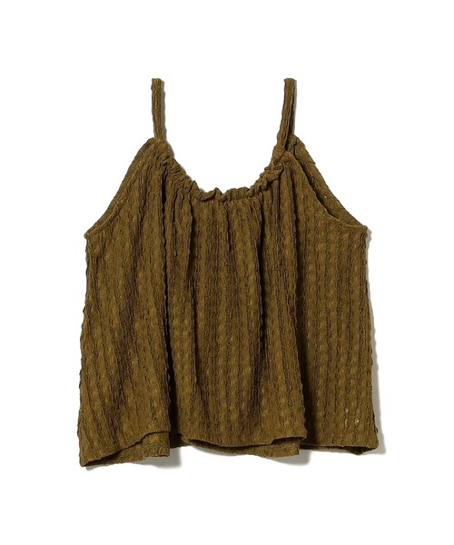 B:MING by BEAMS（ビーミングバイビームス）の「ジャカード ペプラム キャミソール（S～M）（キャミソール・レディース・ブラック/カーキ・SMALL/MEDIUM）」の7枚目の写真