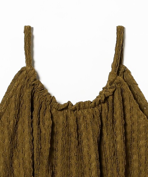 B:MING by BEAMS（ビーミングバイビームス）の「ジャカード ペプラム キャミソール（S～M）（キャミソール・レディース・ブラック/カーキ・SMALL/MEDIUM）」の8枚目の写真