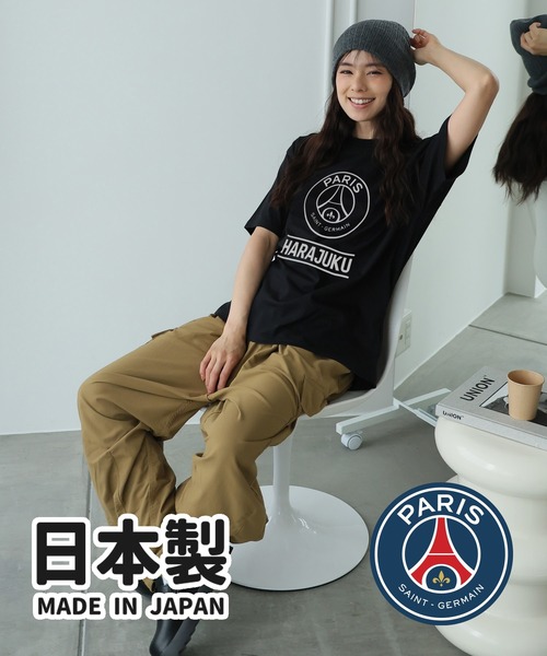 PARIS SAINT-GERMAIN（パリサンジェルマン）の「☆日本製★ Paris  Saint-Germain 東京/原宿/PARIS　半袖Tシャツ（Tシャツ/カットソー・レディース・ホワイト/ホワイト系その他/ブラック/ブラック系その他2/ブラック系その他/ホワイト系その他2・L/XL）」の6枚目の写真
