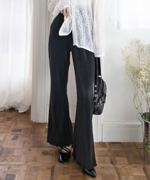 CLEAR BASIC | 楊柳フレアパンツ[オフィスカジュアル 着回し抜群 大人 ]≪CLEAR BASIC≫(その他パンツ)