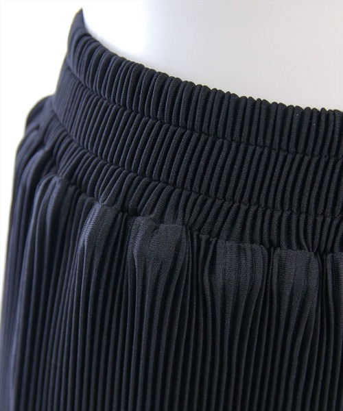 CLEAR BASIC（クリアベーシック）の「【低身長用サイズ有】楊柳フレアパンツ[オフィスカジュアル 着回し抜群 大人 ]（その他パンツ・レディース・グレー/ブラック・F）」の3枚目の写真