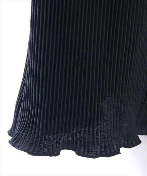 CLEAR BASIC（クリアベーシック）の「【低身長用サイズ有】楊柳フレアパンツ[オフィスカジュアル 着回し抜群 大人 ]（その他パンツ・レディース・グレー/ブラック・F）」の5枚目の写真