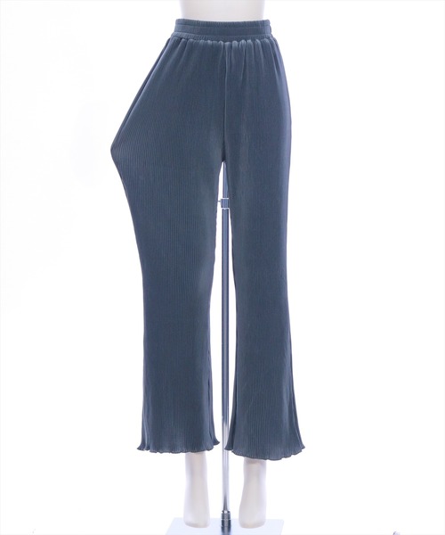 CLEAR BASIC（クリアベーシック）の「【低身長用サイズ有】楊柳フレアパンツ[オフィスカジュアル 着回し抜群 大人 ]（その他パンツ・レディース・グレー/ブラック・F）」の13枚目の写真