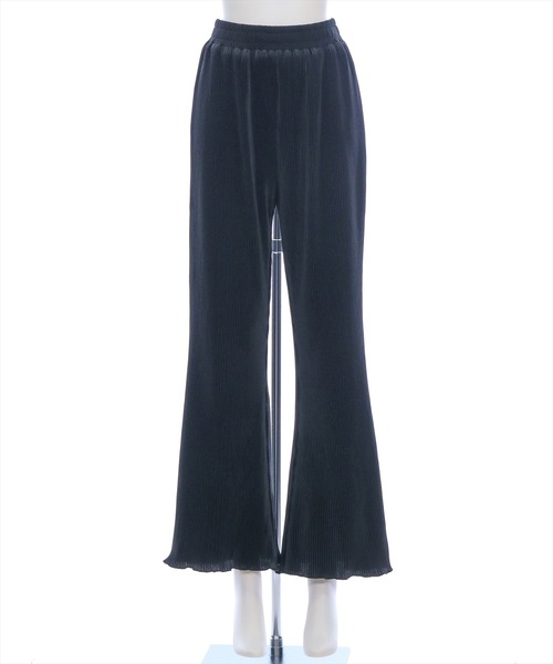 CLEAR BASIC（クリアベーシック）の「【低身長用サイズ有】楊柳フレアパンツ[オフィスカジュアル 着回し抜群 大人 ]（その他パンツ・レディース・グレー/ブラック・F）」の16枚目の写真