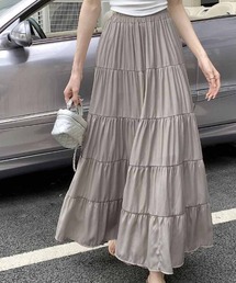 Aラインスカート レディース かわいい マキシ丈