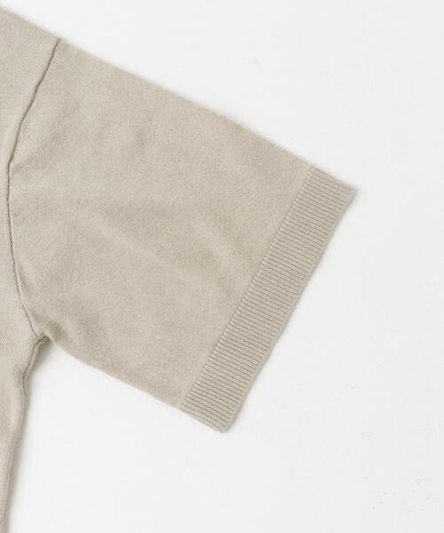 ITEMS URBANRESEARCH(アイテムズ アーバンリサーチ)の「コットンリネンクルーネックサマーニット(ニット/セーター・メンズ・カーキ/ブラック/ブラウン/アイボリー・LARGE/MEDIUM)」の15枚目の写真