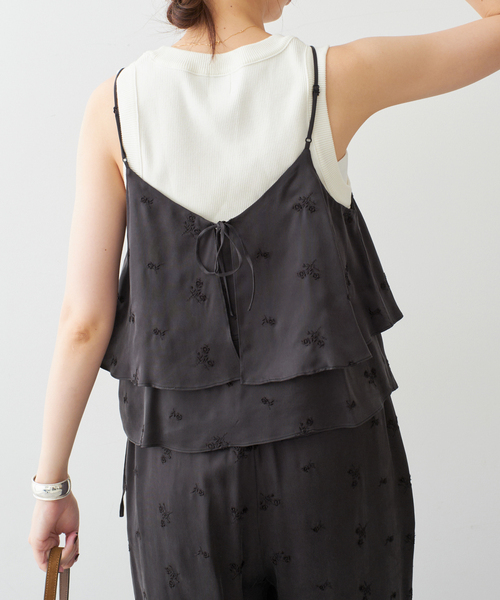 TICCA フラワー2wayビスチェ【完売品】 TICCA / ティッカ フラワー2wayビスチェ（キャミソール）｜TICCA