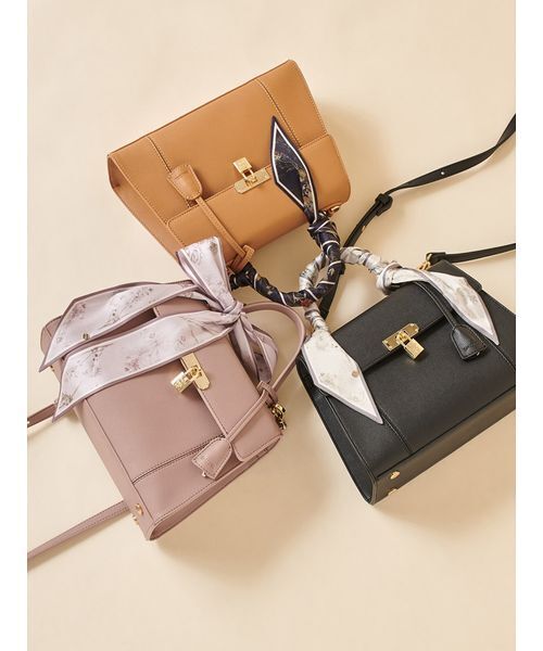 snidel カバーパッドロックバッグ アイボリー ロールカバーパッドロックバッグ（ハンドバッグ）｜SNIDEL