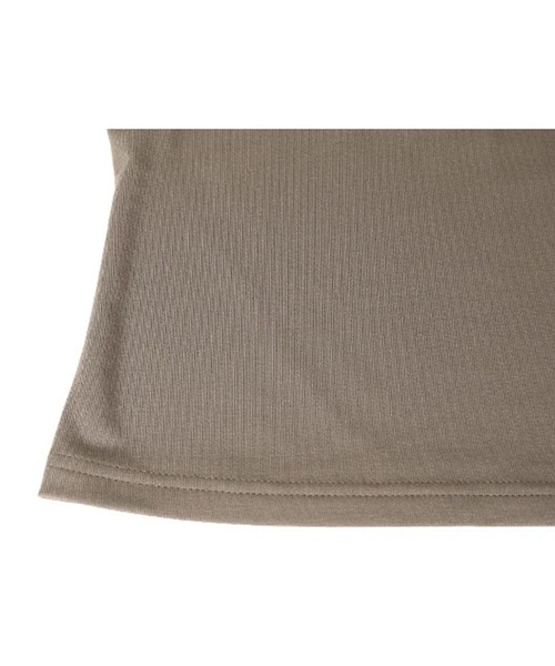 EIGHTHMONTH(エイスマンス)の「ヘンリーネックバイカラートップス EM25a001【EIGHTHMONTH】(Tシャツ/カットソー・レディース・ブラック/ブラウン・M/S)」の13枚目の写真