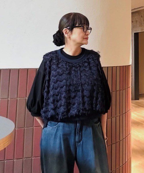 Y's ワイズ ヨウジヤマモト カシミヤ混 ウール 変形コート グレー杢