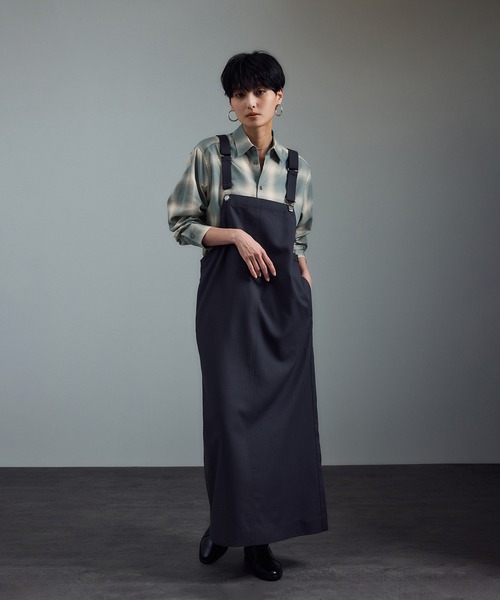 AMERICANA（アメリカーナ）の「【Americana（アメリカーナ） for SALON】別注チェックシャツ（シャツ/ブラウス・レディース・ブルー系その他4/ブラウン・FREE）」の21枚目の写真