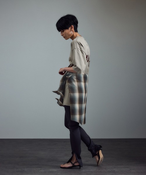 AMERICANA（アメリカーナ）の「【Americana（アメリカーナ） for SALON】別注チェックシャツ（シャツ/ブラウス・レディース・ブルー系その他4/ブラウン・FREE）」の22枚目の写真