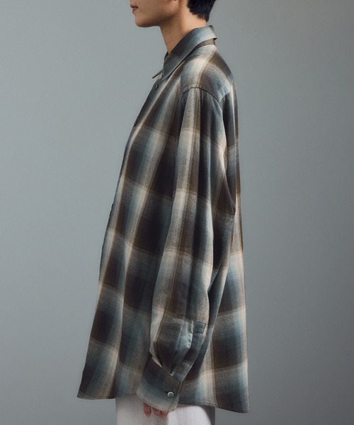 AMERICANA（アメリカーナ）の「【Americana（アメリカーナ） for SALON】別注チェックシャツ（シャツ/ブラウス・レディース・ブルー系その他4/ブラウン・FREE）」の11枚目の写真