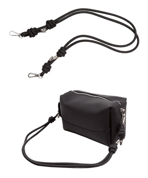 KOBE LETTUCE（コウベレタス）の「デザインハンドル2wayショルダーバッグ（ハンドバッグ・レディース・ブラック/グレー/ホワイト/キャメル・M）」の19枚目の写真