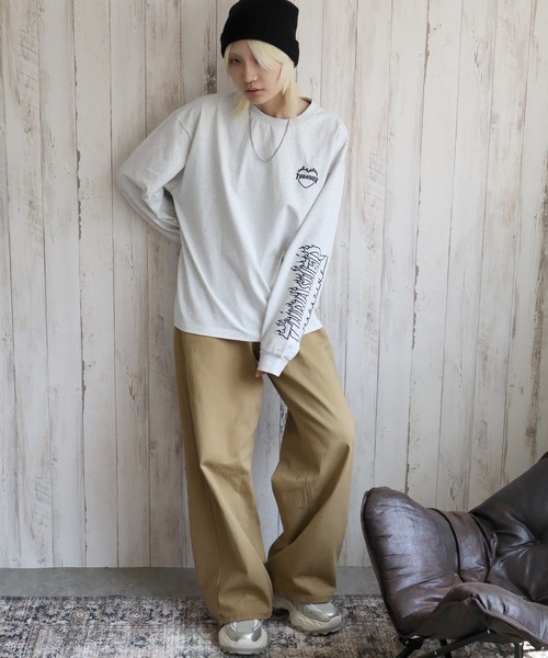 THRASHER（スラッシャー）の「【THRASHER/スラッシャー】ハートモチーフデザイン ロングスリーブTシャツ（Tシャツ/カットソー・メンズ・ブラック/アッシュグレー/ホワイト/ブラウン・M/L/XL）」の22枚目の写真