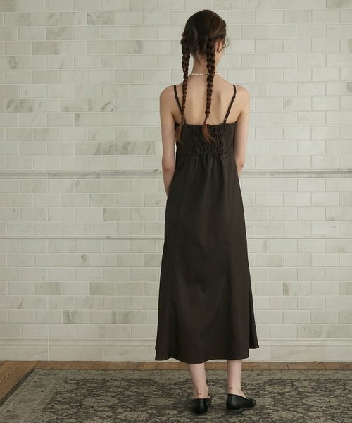 BONLECILL noir】2wayチュールフリルブラウス＆マーメイドキャミドレスSET