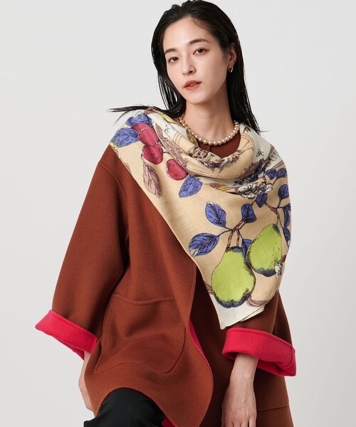 【美品】manipuri beauty&youth 大盤ストール 美品】manipuri beauty&youth 大盤ストール リネンミックス