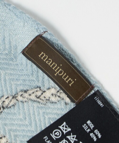 一部別注】＜manipuri＞W/SI ストール 25FW（ストール/ショール