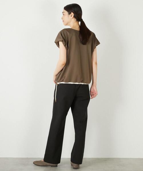 MELROSE claire(メルローズ クレール)の「【ドローコードタックプルオーバー】(Tシャツ/カットソー・レディース・ブラック/アイボリー/ブラウン・FREE)」の17枚目の写真