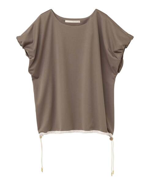 MELROSE claire(メルローズ クレール)の「【ドローコードタックプルオーバー】(Tシャツ/カットソー・レディース・ブラック/アイボリー/ブラウン・FREE)」の22枚目の写真