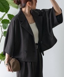 COLONY 2139 | 5分袖テーラードショートジャケット(テーラードジャケット)