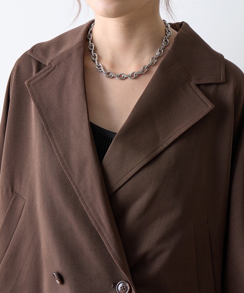 COLONY 2139（コロニートゥーワンスリーナイン）の「5分袖テーラードショートジャケット（テーラードジャケット・レディース・ブラック/ブラウン・FREE）」の22枚目の写真