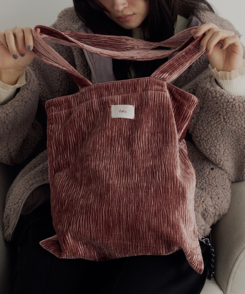 プリーツベロアbita.トートバッグ（トートバッグ）｜bita.（ビタ）の