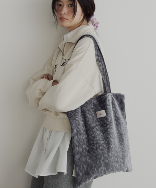 セール】プリーツベロアbita.トートバッグ（トートバッグ）｜bita