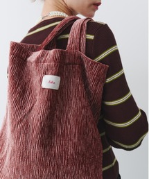 bita.（ビタ）の「プリーツベロアbita.トートバッグ（トートバッグ）」