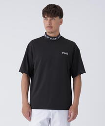 PING（ピン）の「【PING APPAREL】Wメッシュ アセイヤーン半袖ハイネックシャツ ＜EARLY AUTUMN＞ (MENS)（Tシャツ/カットソー）」