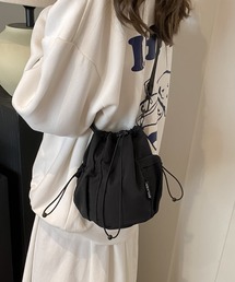 blackdia ocean ナイロン 巾着 コード ショルダーバッグ
