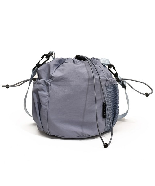 blackdia ocean(ブラックダイヤオーシャン)の「blackdia ocean ナイロン 巾着 コード ショルダーバッグ(ショルダーバッグ・レディース・ベージュ/パープル/グリーン/ブラック/グレー・FREE)」の22枚目の写真