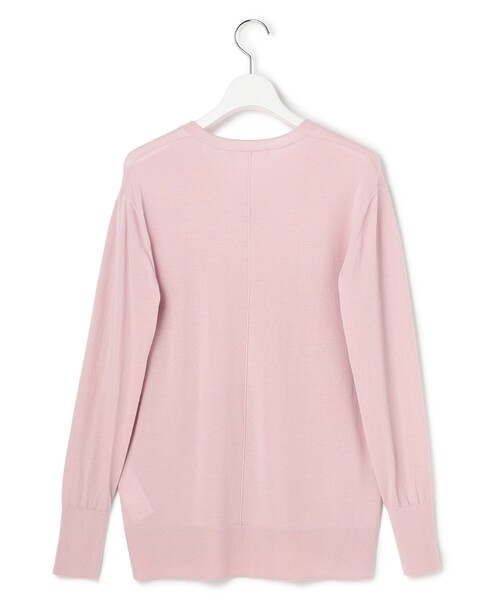 コンパクトファインウール Vネックニット