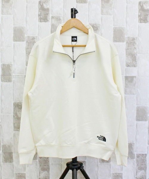 THE NORTH FACE（ザノースフェイス）の「コア ハーフジップ ワンポイント スウェット トレーナー CORE HALF ZIP The North Face Korea Line（スウェット・メンズ・クリーム/ブラック/シルバー・M/XL/L）」の13枚目の写真