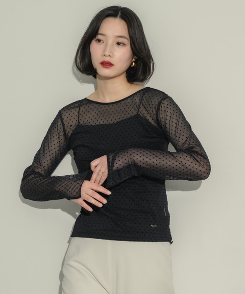 NEUNA（ヌナ）の「シアードットトップス（Tシャツ/カットソー）」 - WEAR