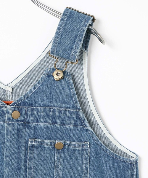 UNIVERSAL OVERALL（ユニバーサルオーバーオール）の「【UNIVERSAL OVERALL(ユニバーサルオーバーオール)】/デニムオーバーオール（サロペット/オーバーオール・レディース・インディゴブルー・FREE）」の5枚目の写真