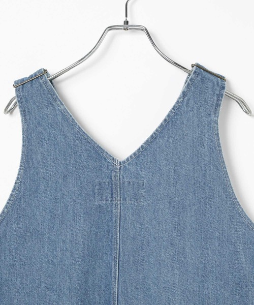 UNIVERSAL OVERALL（ユニバーサルオーバーオール）の「【UNIVERSAL OVERALL(ユニバーサルオーバーオール)】/デニムオーバーオール（サロペット/オーバーオール・レディース・インディゴブルー・FREE）」の9枚目の写真