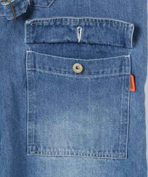 UNIVERSAL OVERALL（ユニバーサルオーバーオール）の「【UNIVERSAL OVERALL(ユニバーサルオーバーオール)】/デニムオーバーオール（サロペット/オーバーオール・レディース・インディゴブルー・FREE）」の10枚目の写真