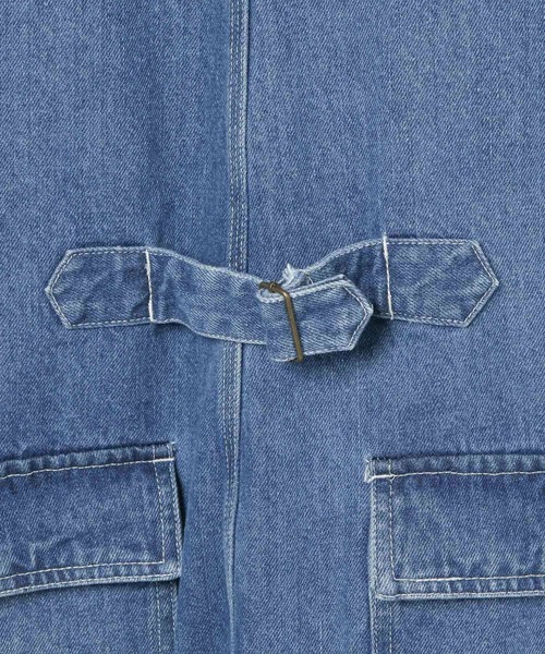 UNIVERSAL OVERALL（ユニバーサルオーバーオール）の「【UNIVERSAL OVERALL(ユニバーサルオーバーオール)】/デニムオーバーオール（サロペット/オーバーオール・レディース・インディゴブルー・FREE）」の11枚目の写真