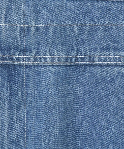 UNIVERSAL OVERALL（ユニバーサルオーバーオール）の「【UNIVERSAL OVERALL(ユニバーサルオーバーオール)】/デニムオーバーオール（サロペット/オーバーオール・レディース・インディゴブルー・FREE）」の12枚目の写真