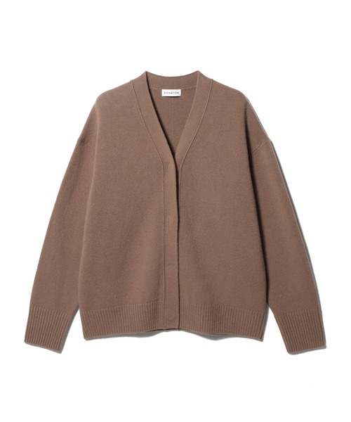 ESTNATION（エストネーション）の「ESTNATION / ウールカシミヤVネックカーディガン《EXCLUCIVE》（カーディガン/ボレロ・レディース・ブラウン/オフホワイト/グレー/ブラック/ピンク・FREE）」の21枚目の写真