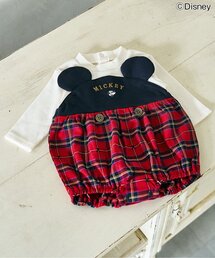familiar 赤 チェック柄カバーオール 60cm ★新品未使用★ロンパース familiar 赤 チェック柄カバーオール 60cm ☆ロンパース 春夏〜秋