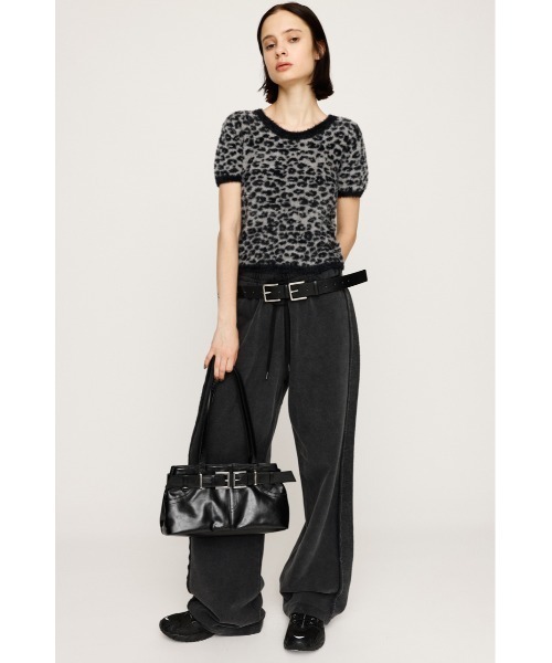 SLY（スライ）の「SHAGGY YARN T/SH シャギーヤーン ティーシャツ 秋服 冬服 半袖 春服（ニット/セーター・レディース・ライトブラック/ブラウン系その他2/アイボリー・FREE）」の17枚目の写真