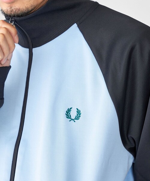 FRED PERRY: コントラスト スリーブ トラック ジャケット